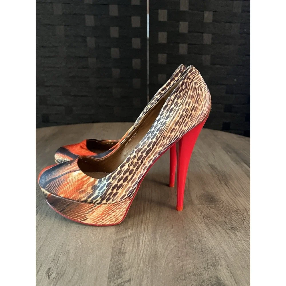Aldo Jerolda Women's Platform Stiletto Heels Pumps‎ Sz 8.5 Good to VGC!